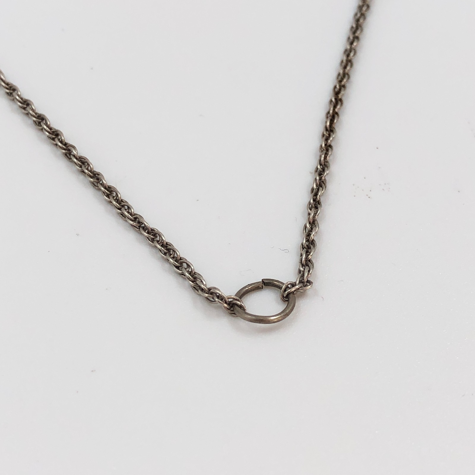 Silver UnoAErre Rope Chain Necklace – Italian Hallmarks – 51cm 20″ 4.3g