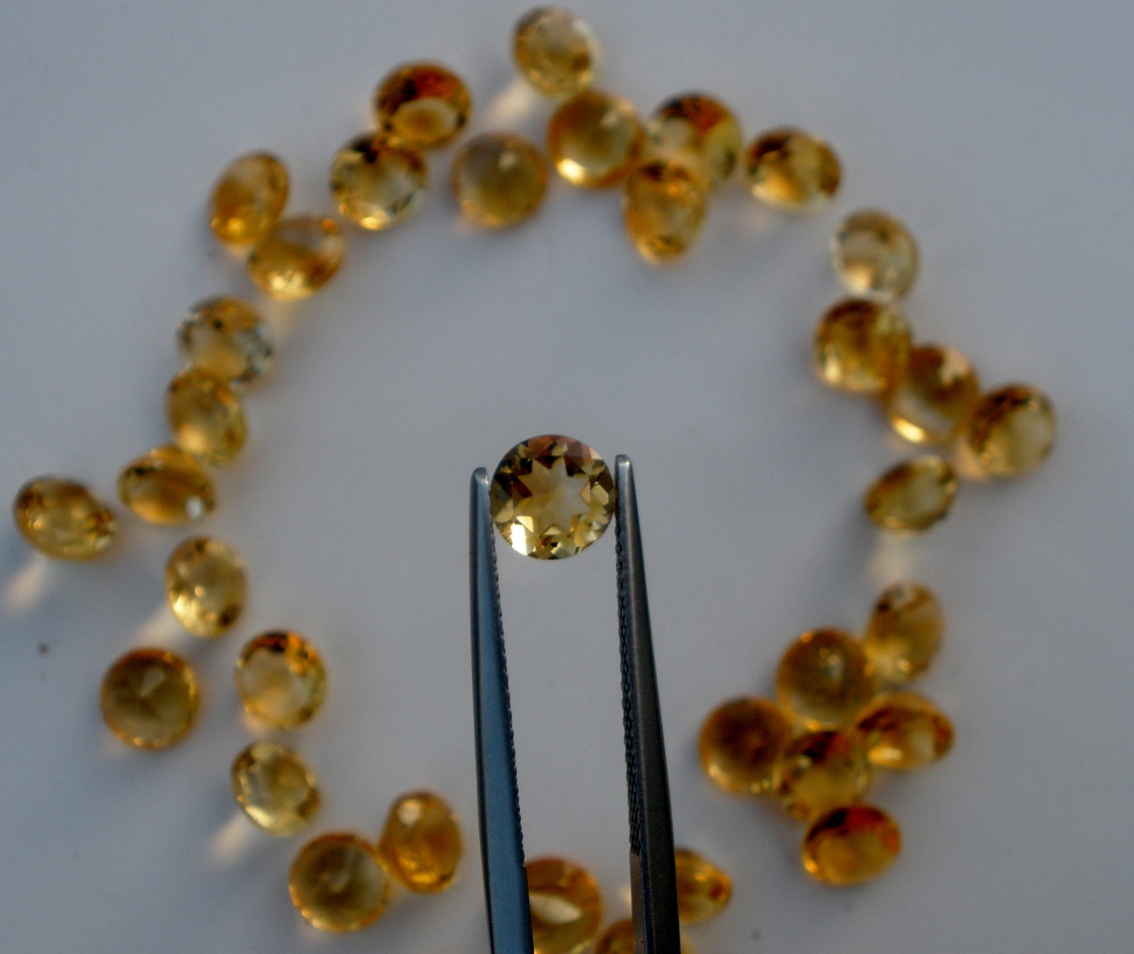 Citrine Round Loose Faceted Natural Gem 6mm