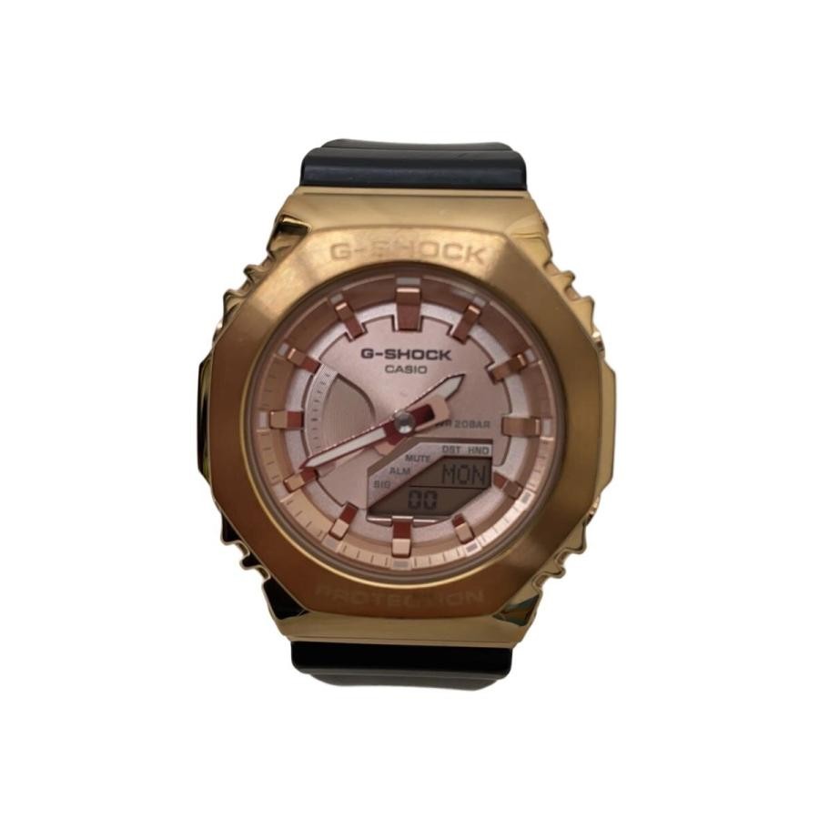 CASIO GM-S2100PG Case Size 3.6 ×3.6cm Used Watch #7131