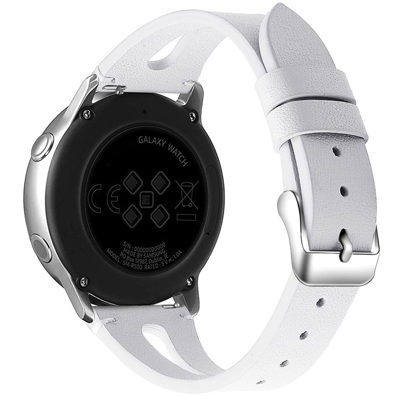 Lamshaw Compatible for Withings Smartwatch Bands, 18mm size bands, White