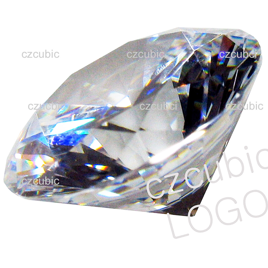 CUBIC ZIRCONIA LOOSE ROUND STONES CLEAR CZ EXCELLENT TOP 7A QUALITY US SHIPPER 2