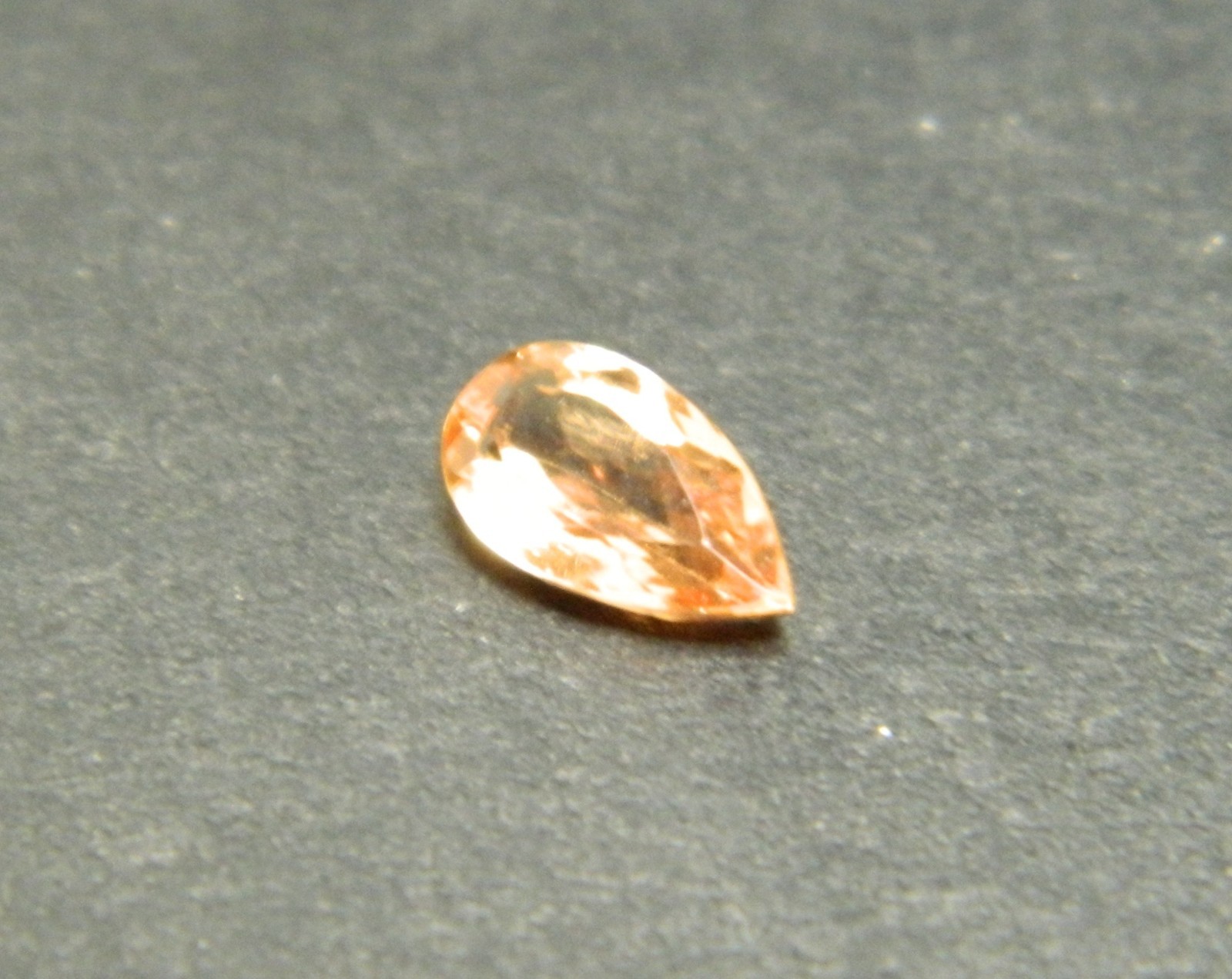 Imperial Topaz 0.83 Ct Clarity IF Pear Cut Natural Golden Brazil I196
