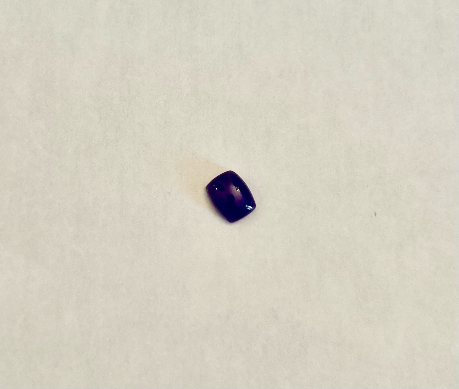 AAA 3.38 CTS PURPLE JADE, CUSHION CUT