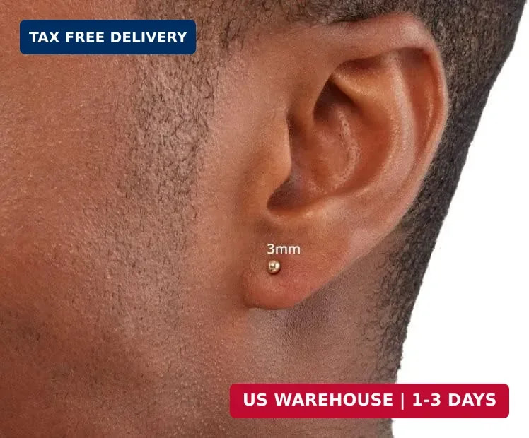 Renkovte Tiny Ball Stud Earrings for Women,Dainty 2mm 3mm 4mm Ball Studs for Car