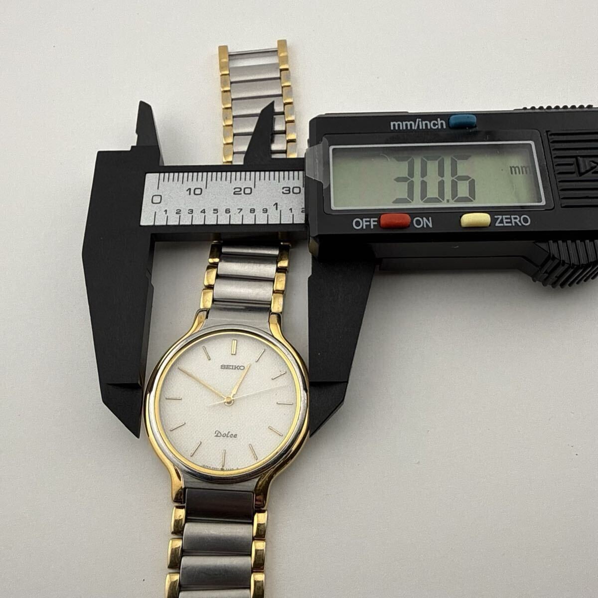 SEIKO 5E31 6A30 Seiko DOLCE Men s Boys Wristwatch Working D436