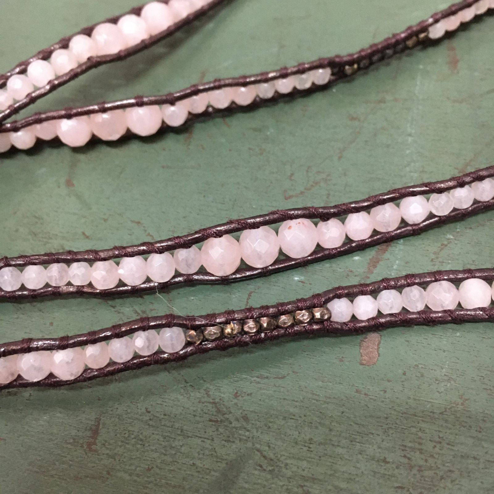 Chan Luu Used 5Row Bracelet 92cm Thin Metal Clasp Durable Accessory