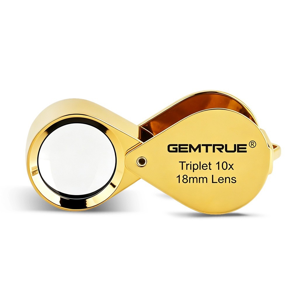 GemTrue 10x Triplet Diamond Loupe 18mm Magnifier DK96001 (3pcs in a pack)