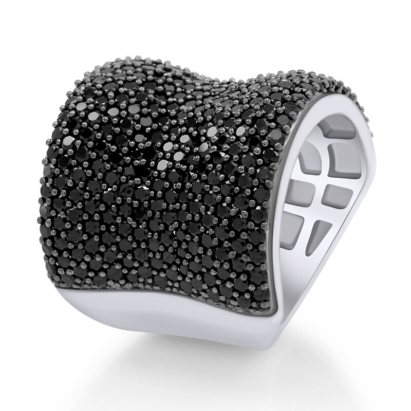 5 1/4 Ct Simulated Round Diamond Dome Ring Solid 925 Sterling Silver