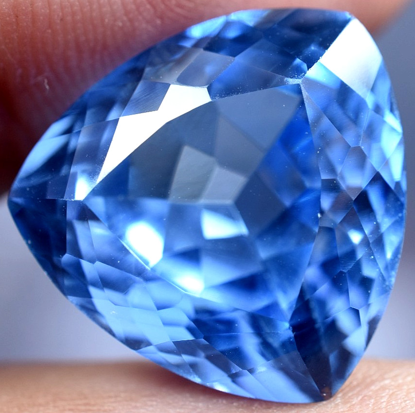 Natural 21.25 Ct Namibia Jeremejevite Flawless Certified Stunning Loose Gemstone