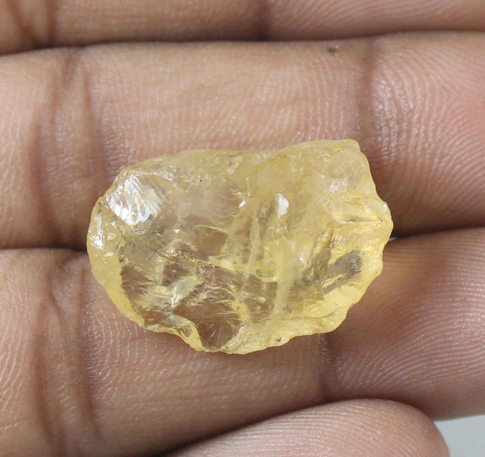 Yellow Grossular Garnet Certified 22.65 Ct Natural Gemstone Rough T37087