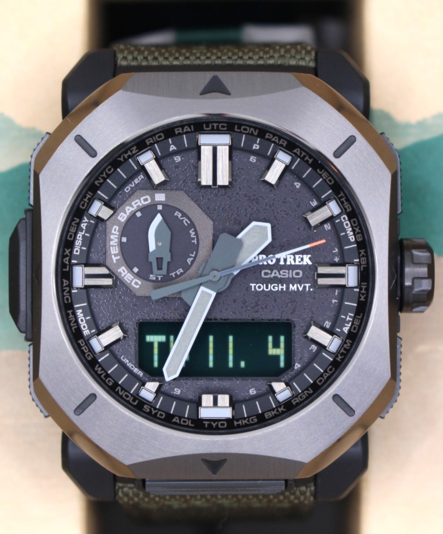 CASIO PRO TREK PRW-6900YB-3JF CORDURA Band Radio Solar Digital Men Watch Gift