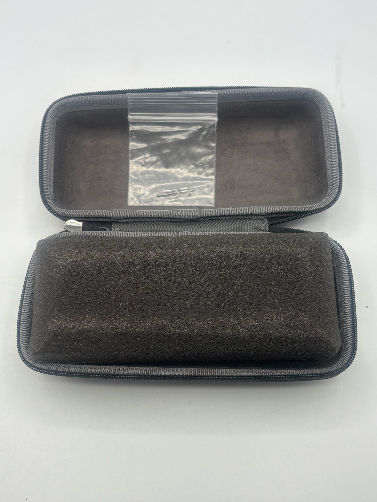 TAG Heuer Gray Watch Travel Case Hard Shell Storage Foam Inserts Zipper Closure