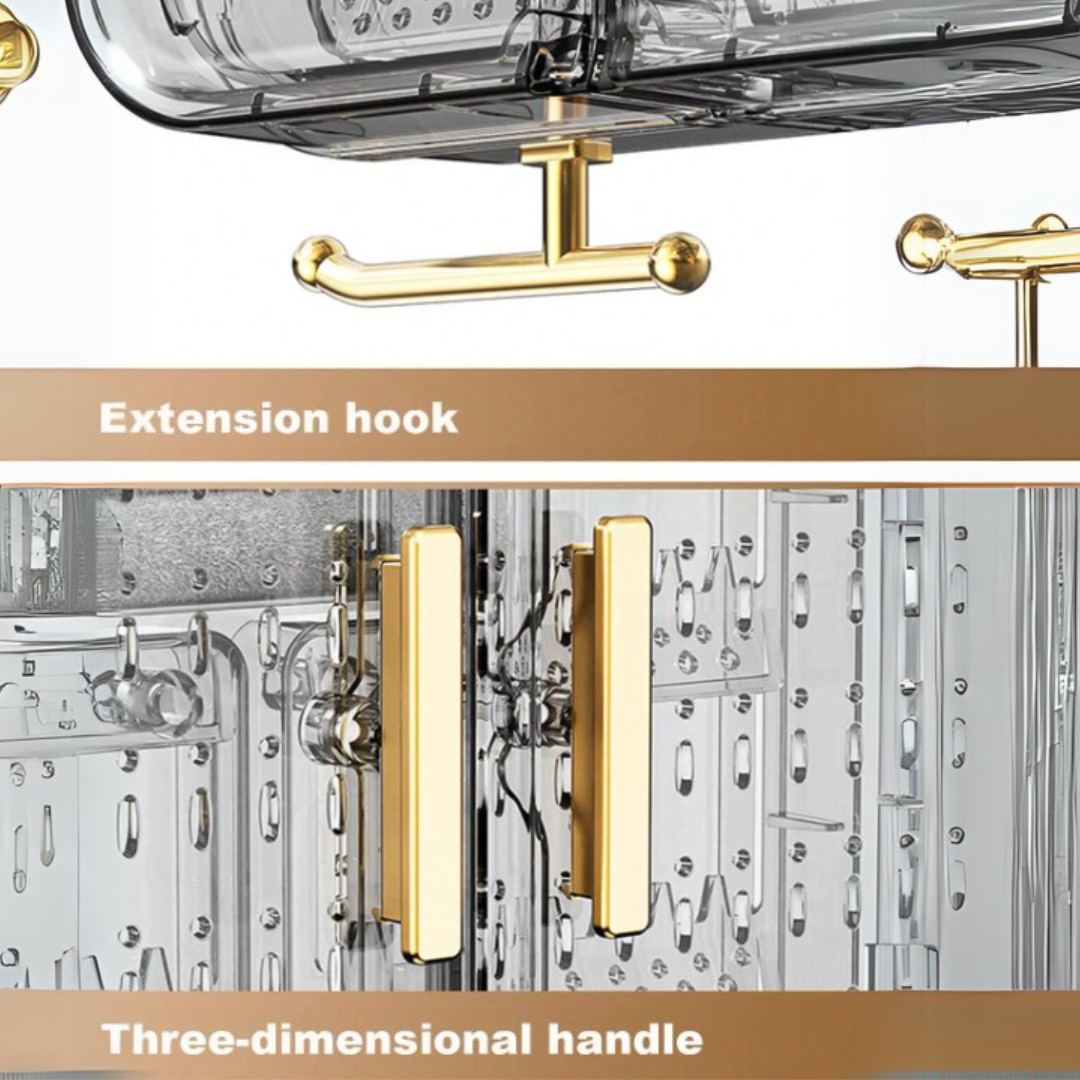 Jewelry Storage Organizer Multipurpose Wall Hanging Double Side Jewelry Box