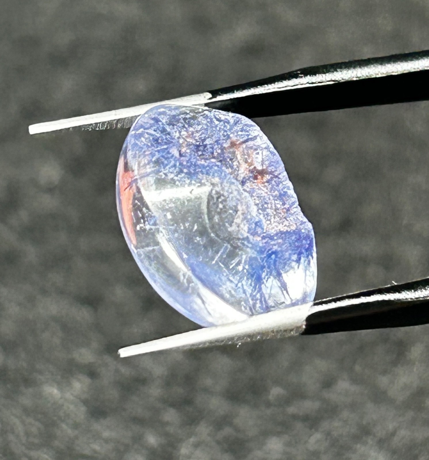 LPDS-1 Dumortierite in Quartz blue 6.40ct 12x10x7mm rough dumo