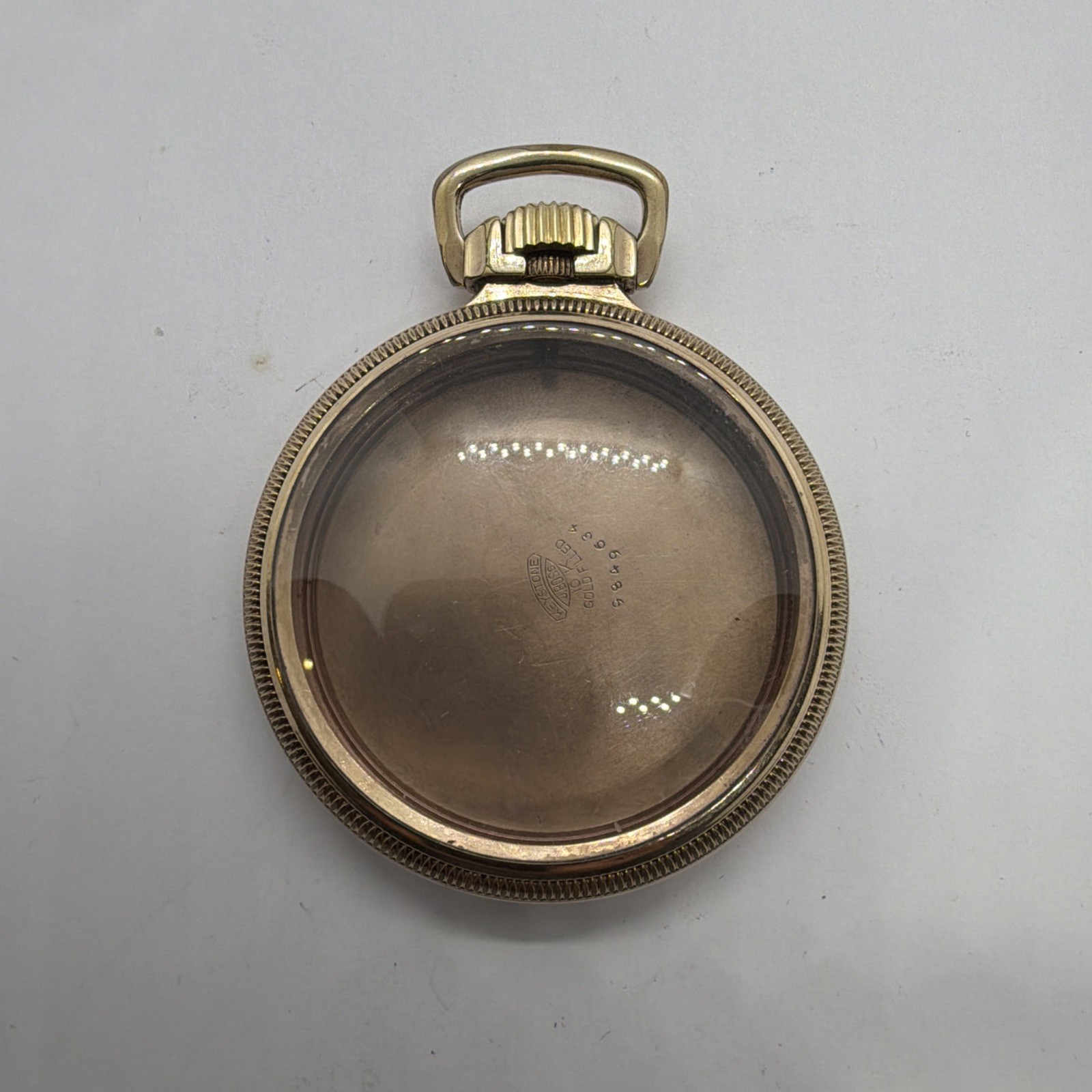 VERY NICE HEAVY KEYSTONE 10K YGF 16s MAINLINER POCKET WATCH RAILROAD CASE