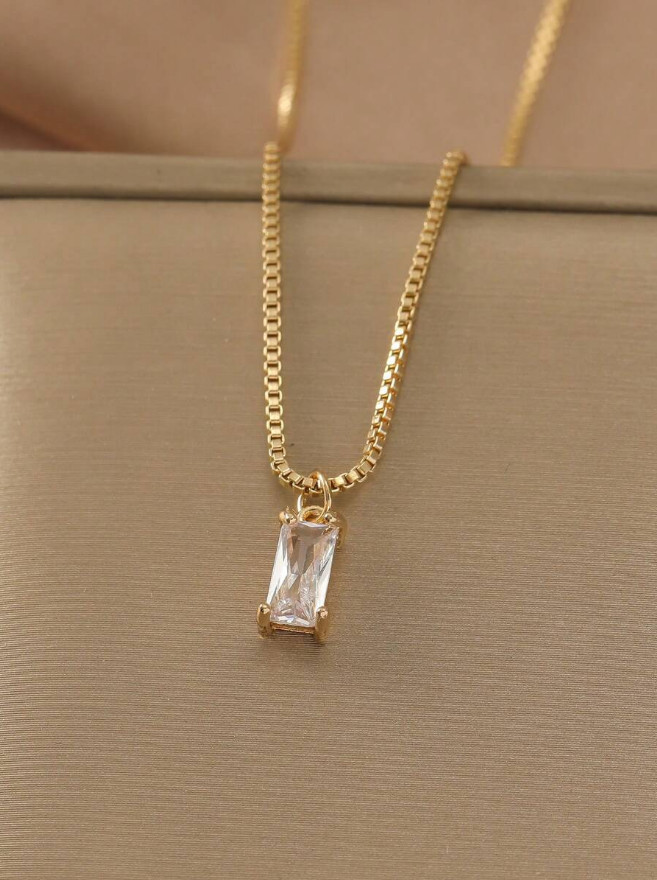 Birthstone Necklace for Women Necklace Dainty Cubic Zirconia Pendant Jewelry USA