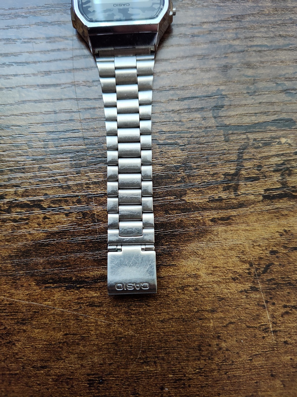 CASIO A168WEC-1EF⎪A168WEC-1⎪Original⎪Vintage ICONIC⎪Retro⎪CAMUFLAJE Gris