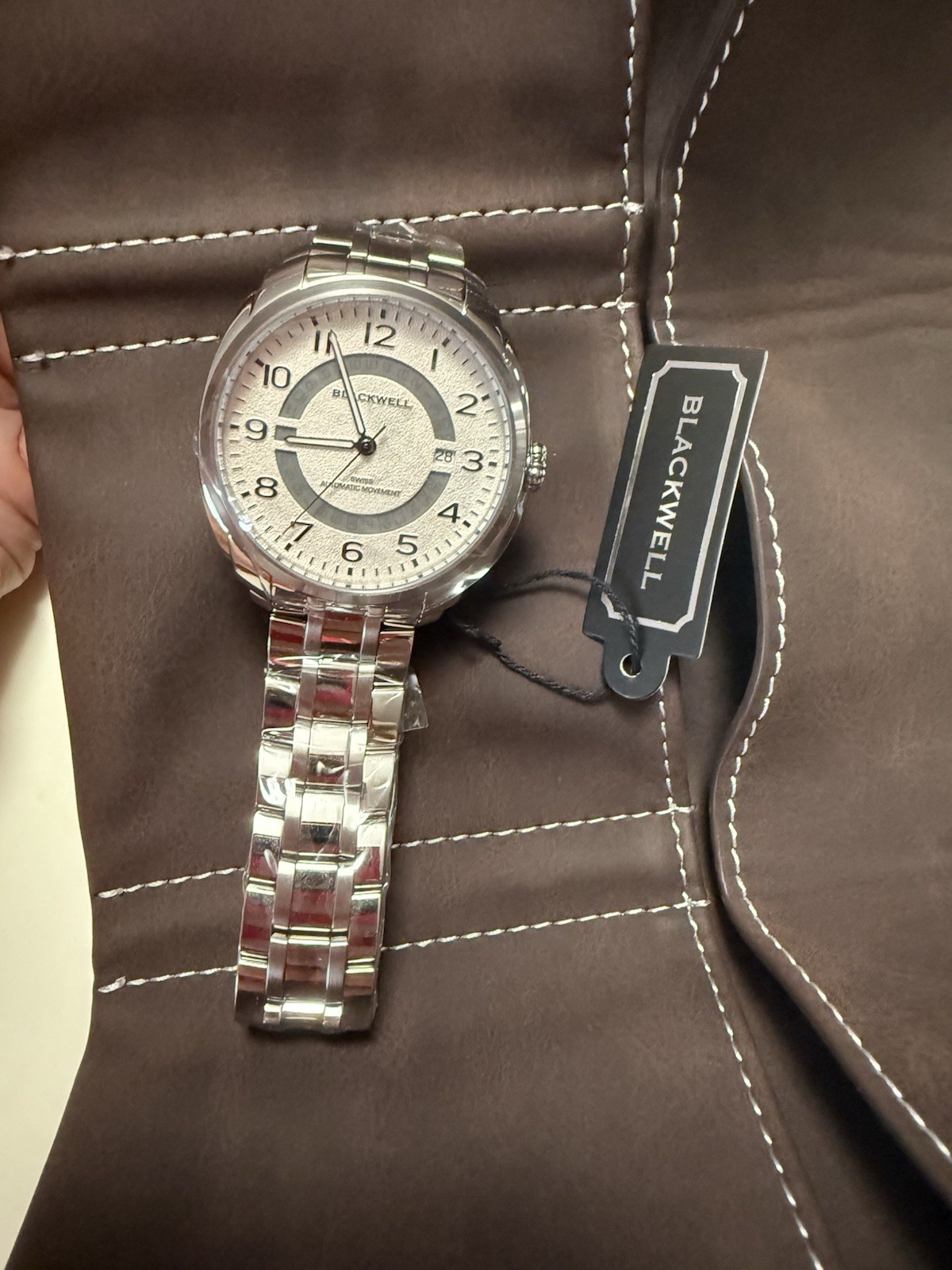 Blackwell Swiss Automatic Watch BW-HA92087-H NWT Stainless Steel MSRP $890