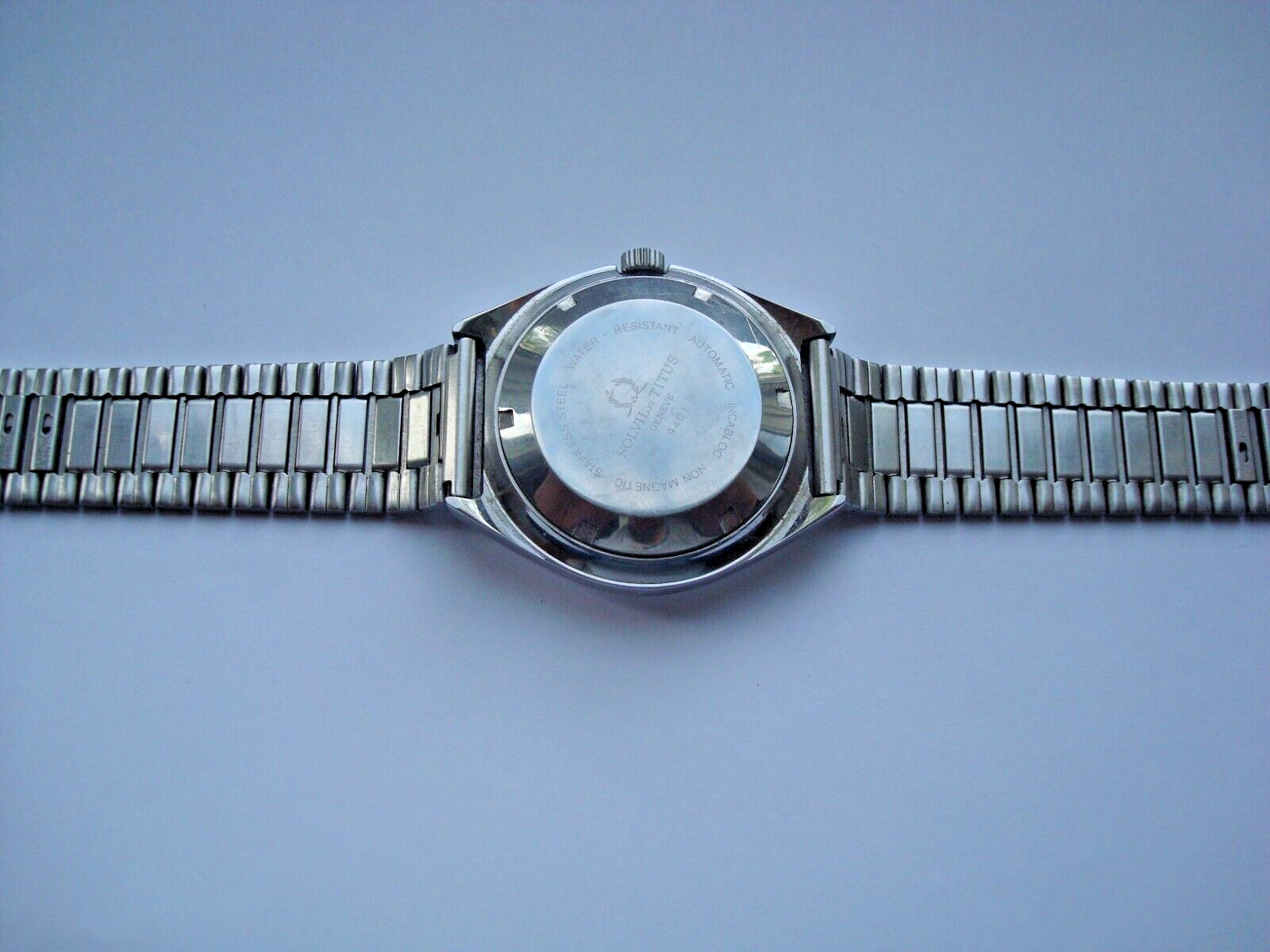 Titus Pierre Vallee Men”s Automatic SS Watch ETA 2879 DD QS Titus Band 5xSigned