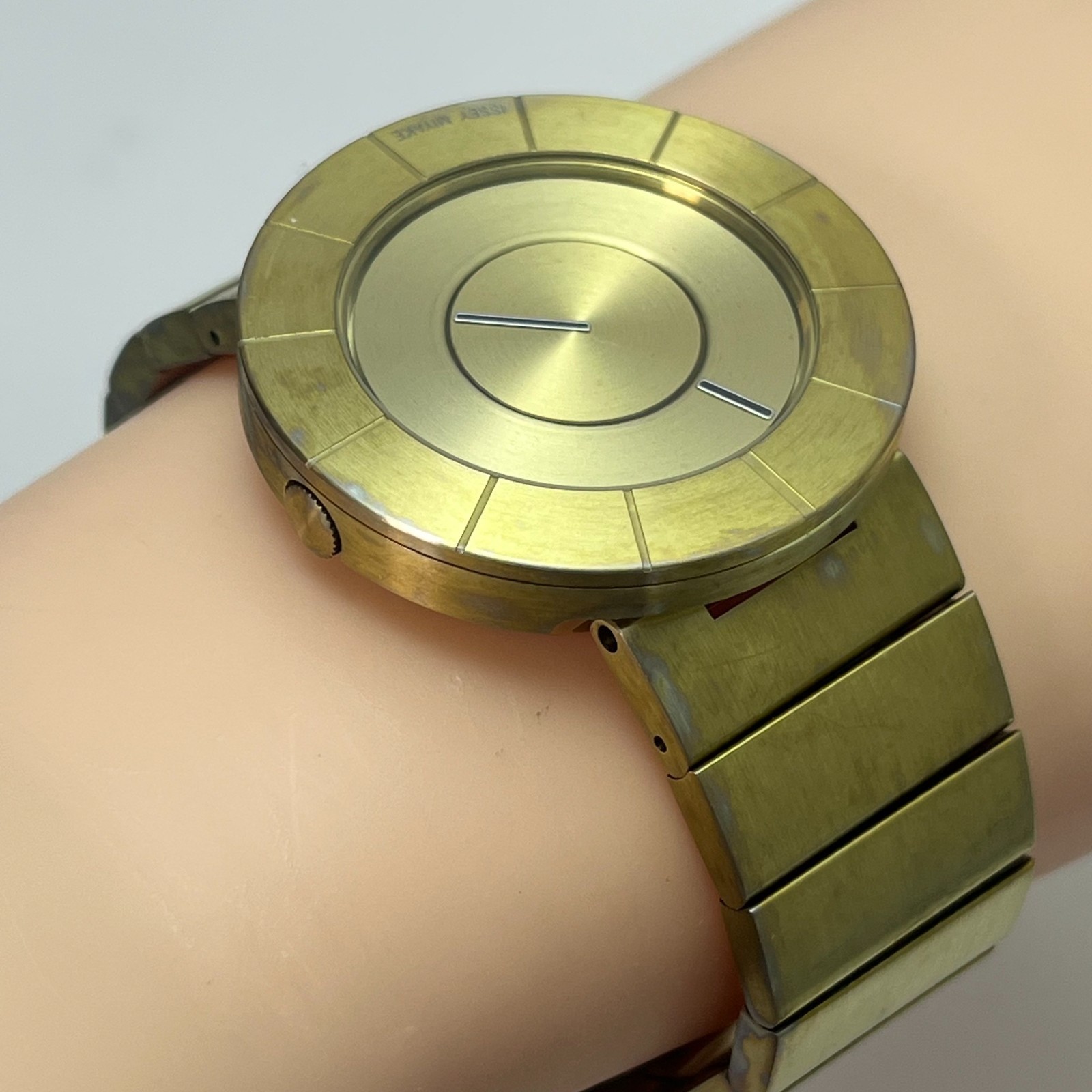 Seiko Issey Miyake TO NY0N005 Unisex Quartz Gold Stainless Steel w/BOX #164B