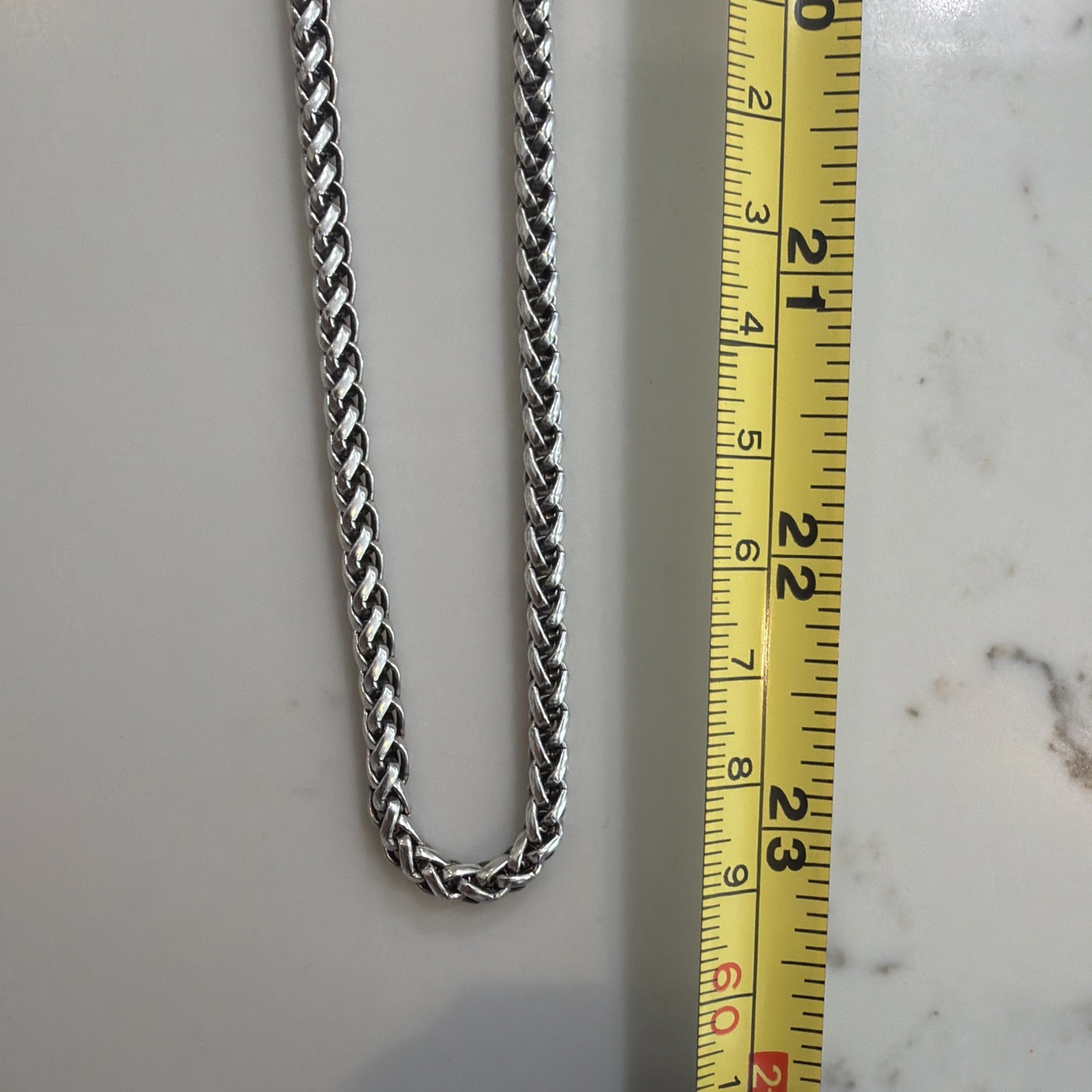 Lengthy Sterling Silver Chain 46” Multi Use Chain Very Strong And Attractive