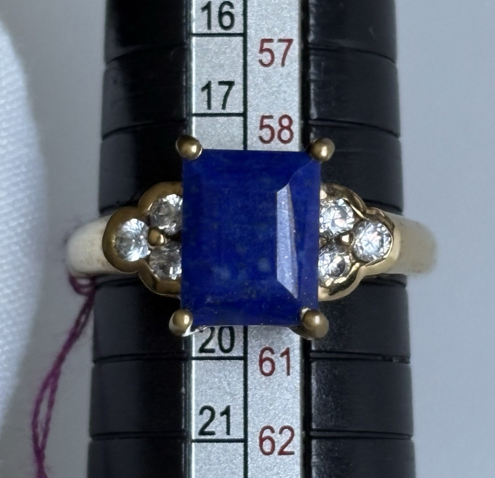 KARIS STS Ring Lot Assorted Gemstones 6 Rings Gold Bond & Platinum Bond STUNNING