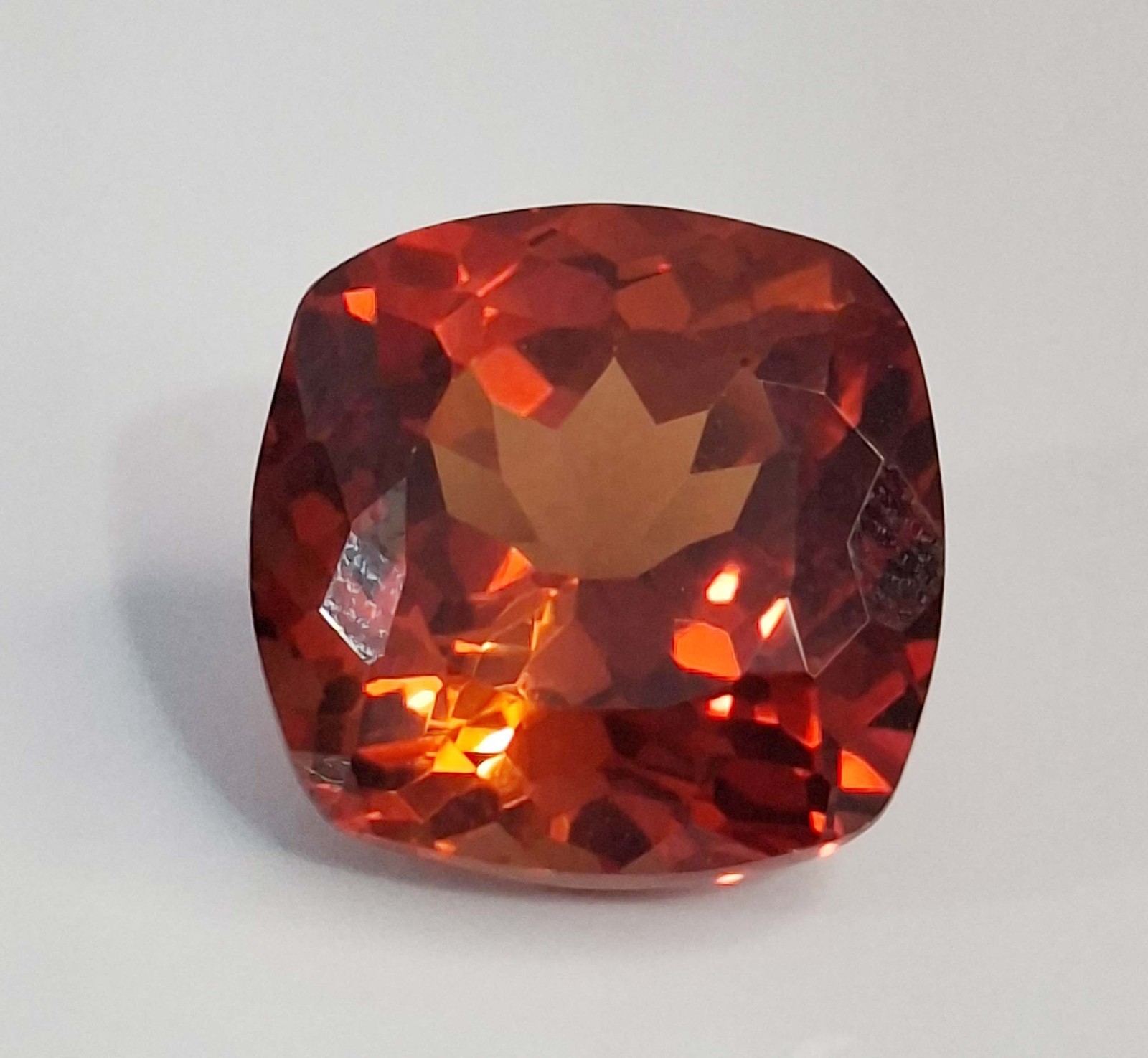 Mexican Fire Opal Cushion Cut 10-12 Ct Natural Loose Certified Gemstone TQ288 ID
