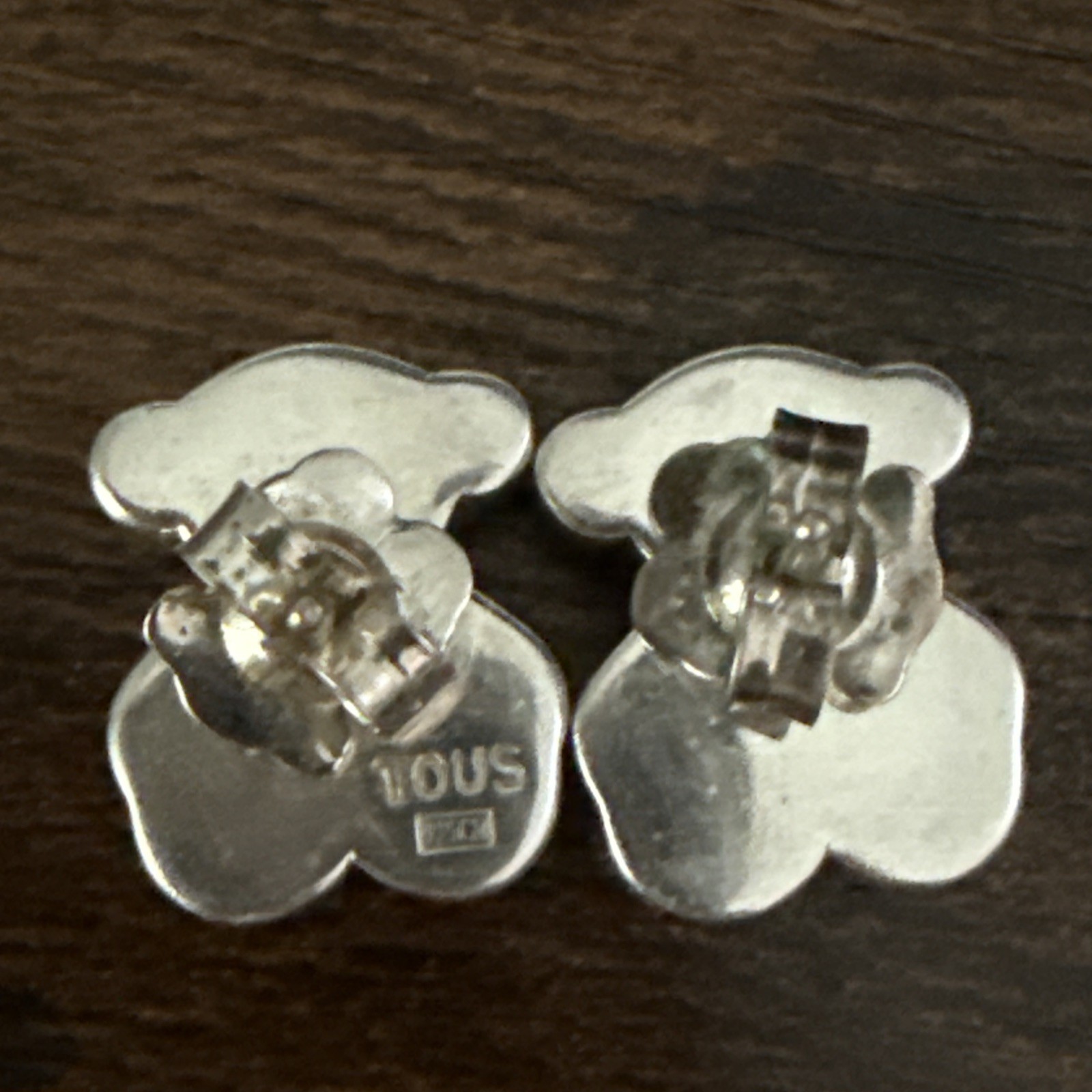 TOUS SILVER BEAR EARRINGS