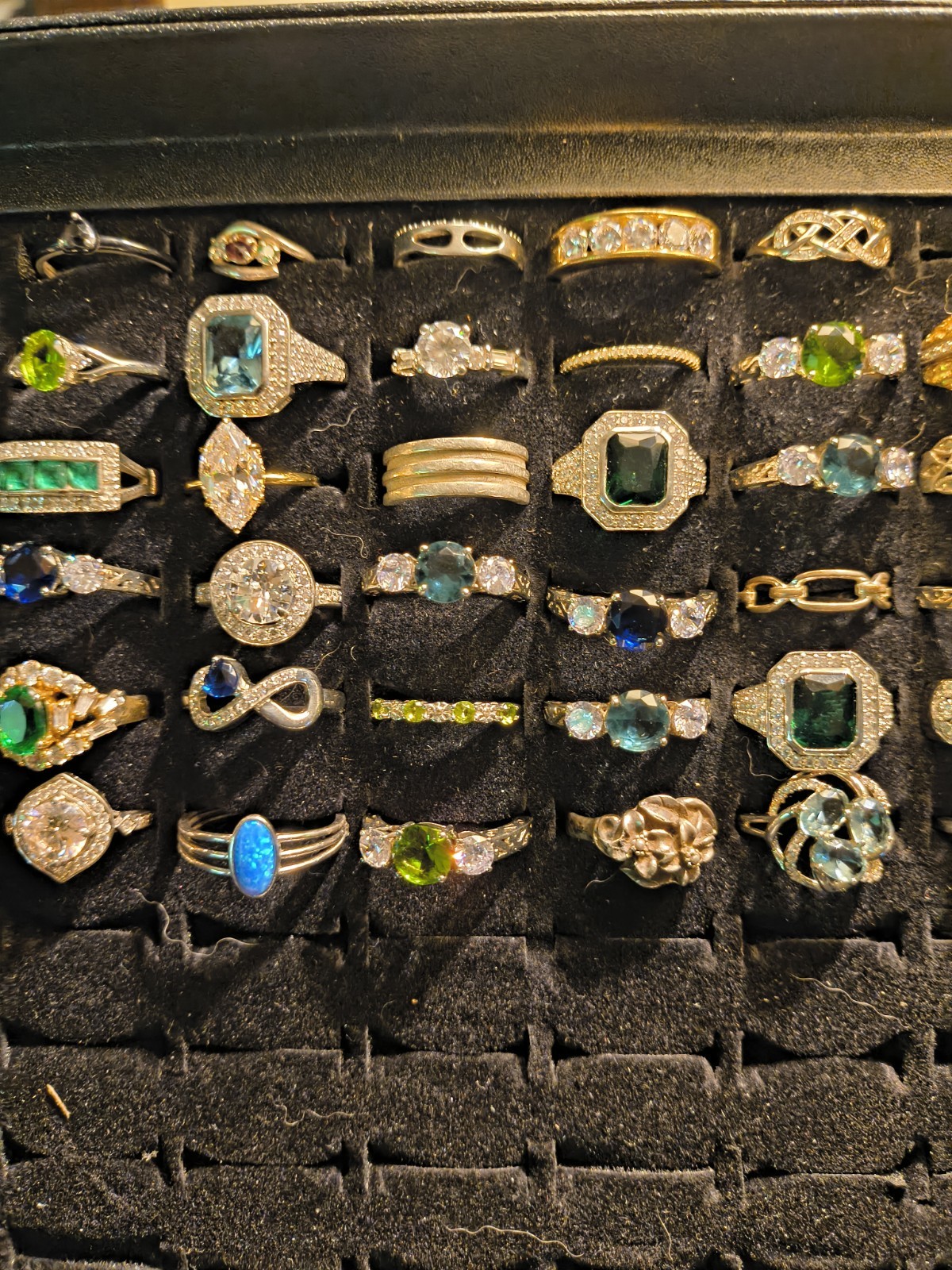 44 Sterling Silver Rings Different Ages And Different Sizes