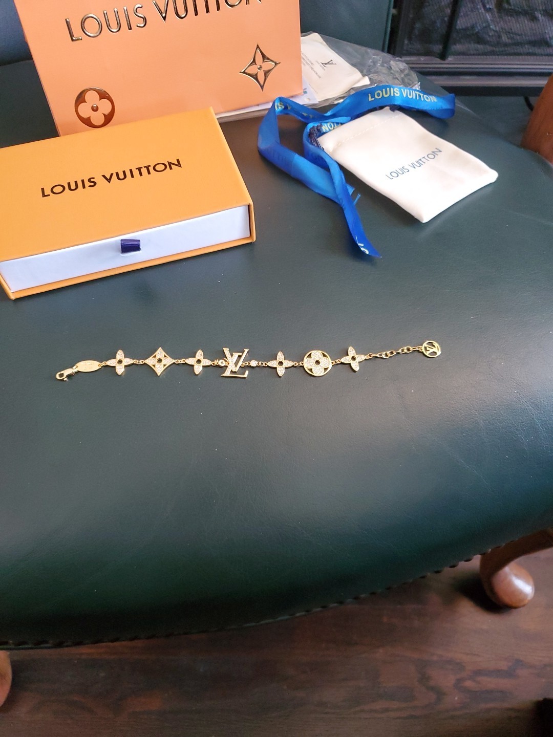 LOUIS VUITTON Bracelet Monogram Colorful Charm Goregeous