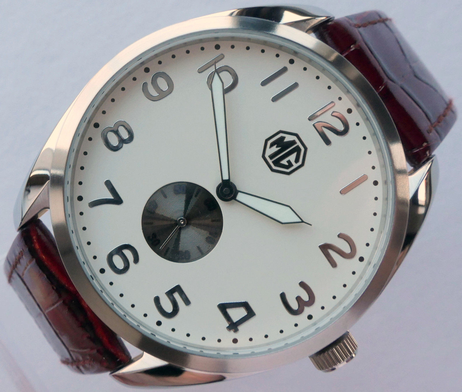 MG Morris Garages BMC MGA MGB Classic Aviator Driver Sport Car Accessory Watch