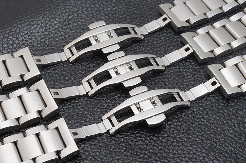 16 18 20 21 22 23 24 26mm Solid Stainless Steel Watch Strap Band Watchband NEW