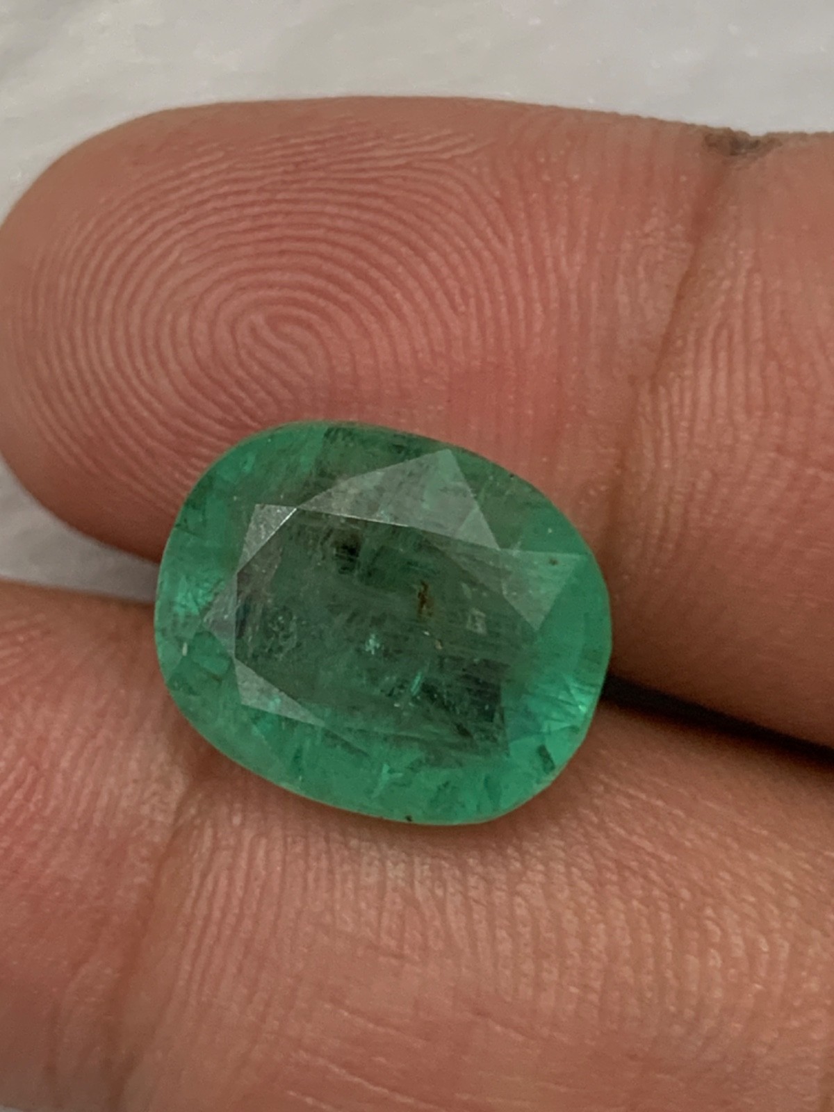 8.15 Carats Outrageous Big size Loose Emerald from Chitral Pakistan