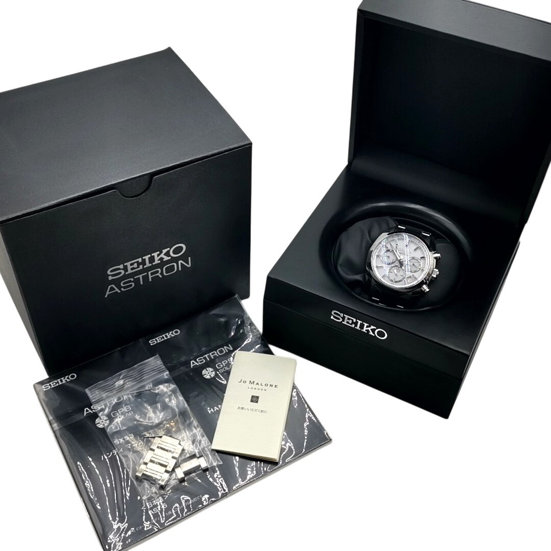 [B1Y] SEIKO Astron 5X53 0AJ0 Solar GPS Satellite Radio Watch [t2v]