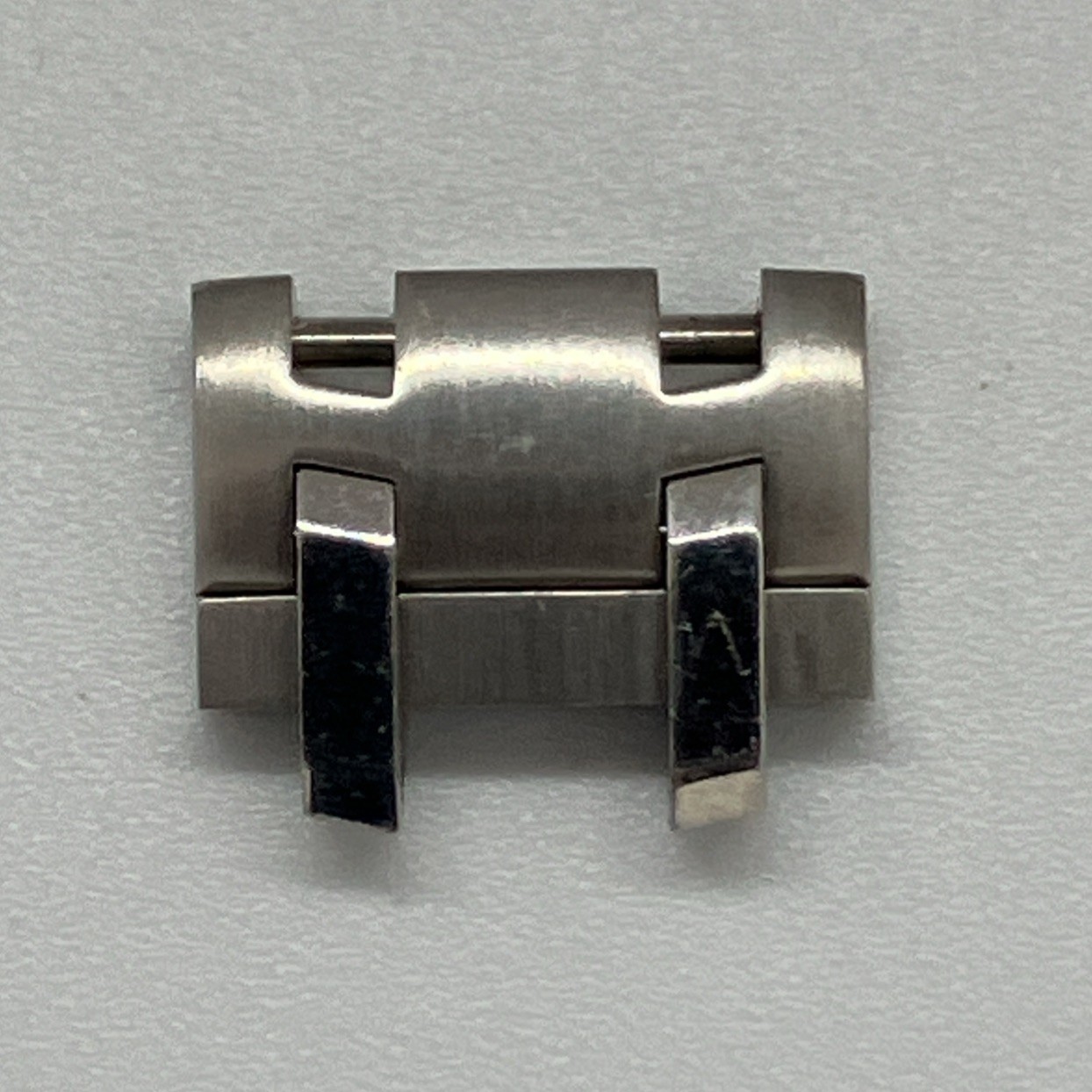 Genuine Concord Steel Saratoga Strap Band Bracelet 13MM Link Watch Part Silver