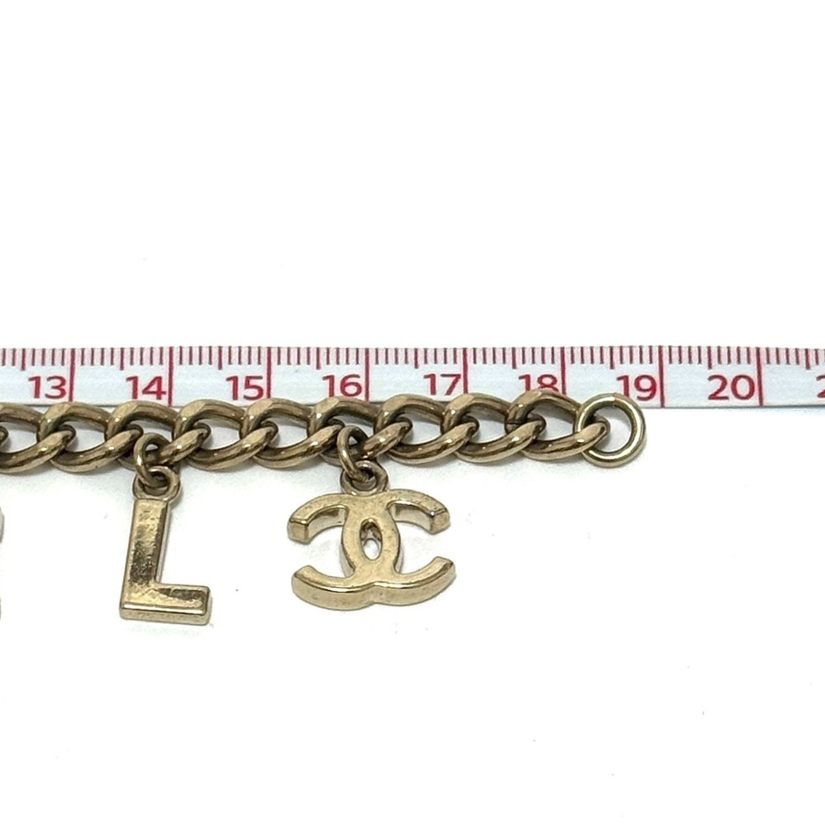 CHANEL 05V COCO Mark CC Logo Bracelet Gold Accessory Authentic JAPAN