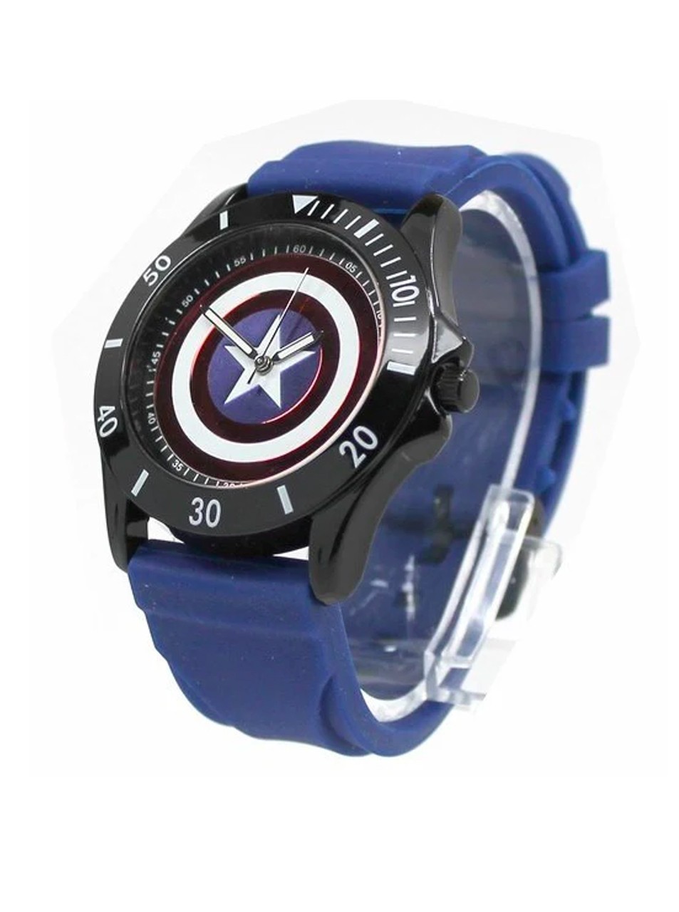 Captain America Shield Stainless Steel Watch Superhero Watches Marvel New