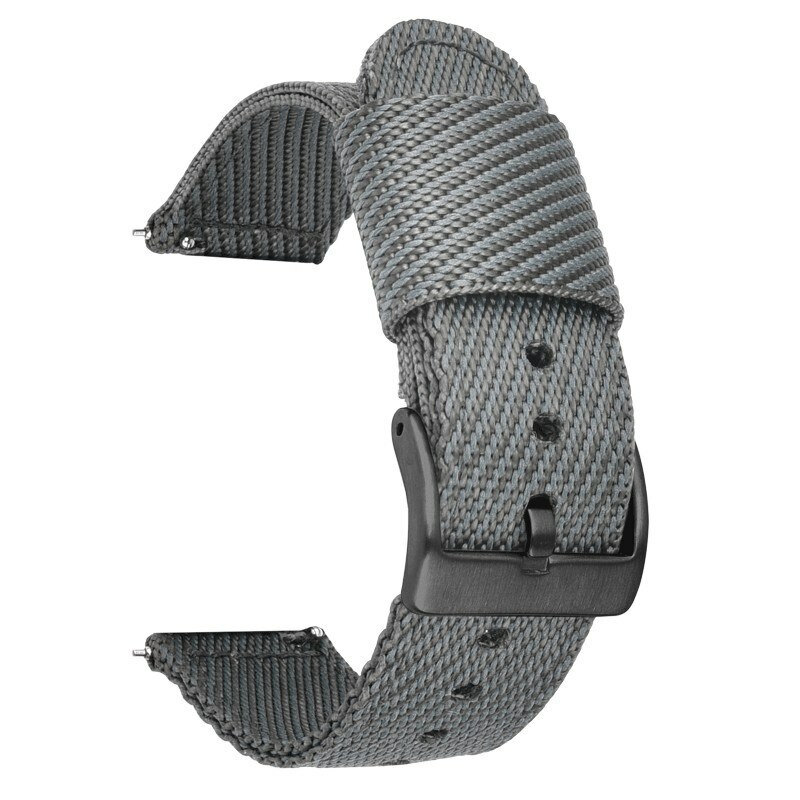 18mm 20mm 22mm Weave Nylon Watch Strap 24mm Watchbands Quick Release Wrist Band