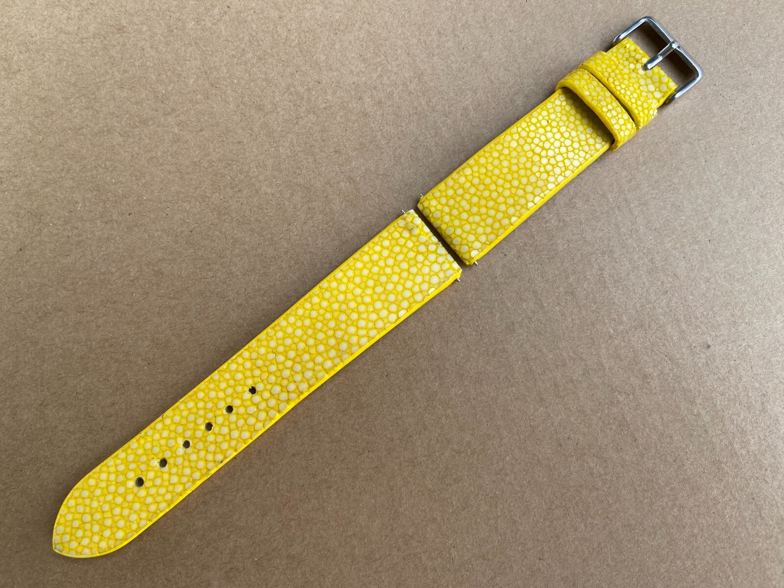 Yellow Stingray Watch Strap Band 16mm 18mm 19mm 20mm 21mm 22mm 23mm 24mm 26mm