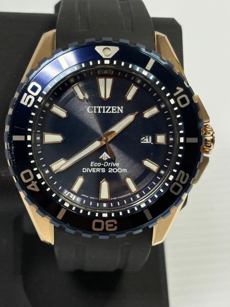 Citizen Promaster Diver Eco-Drive E168-003FR08 BN0196-01L Watch 200m