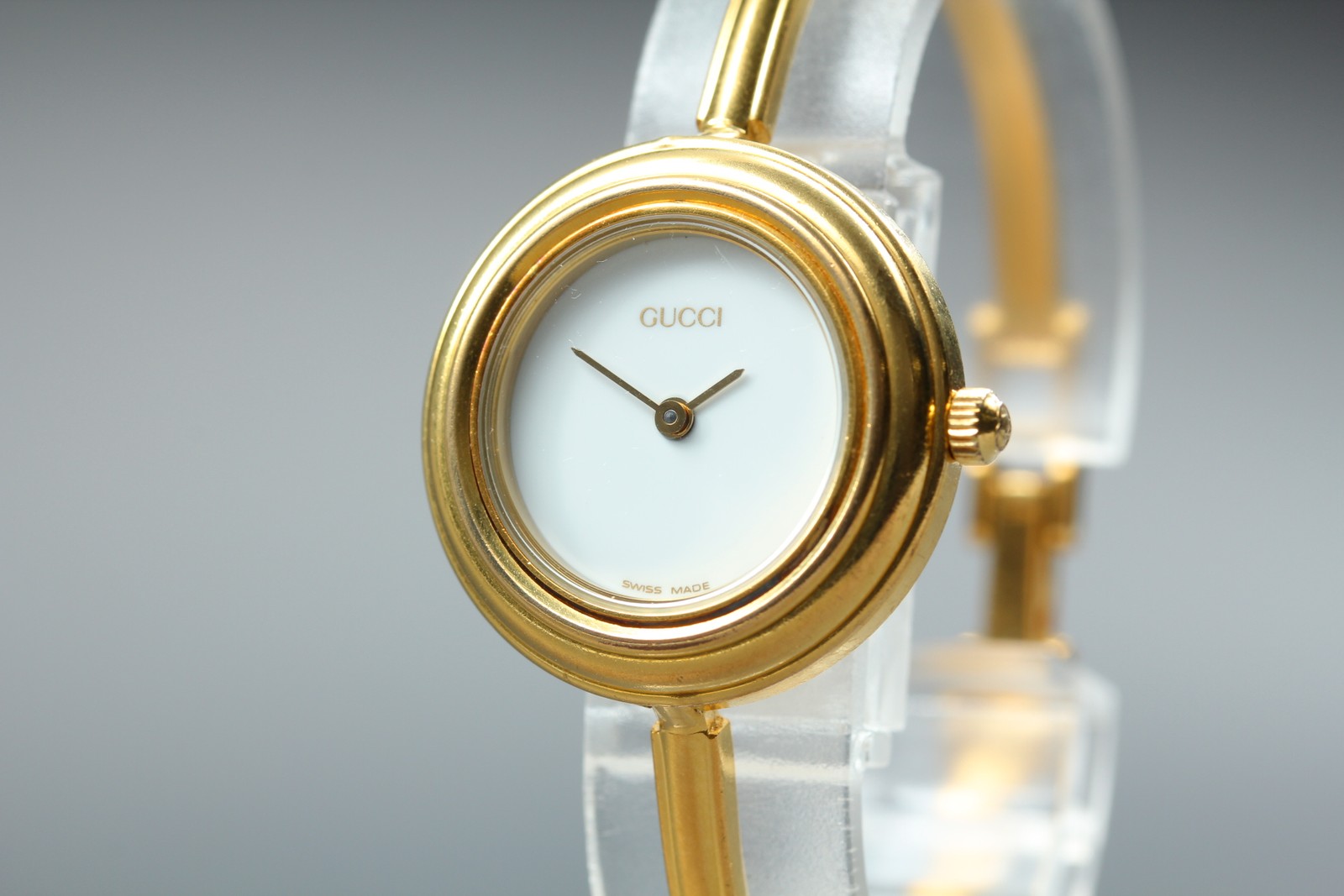 Full Set Vintage GUCCI Change Bezel 11/12.2 6 Colors Women’s Watch Working JAPAN