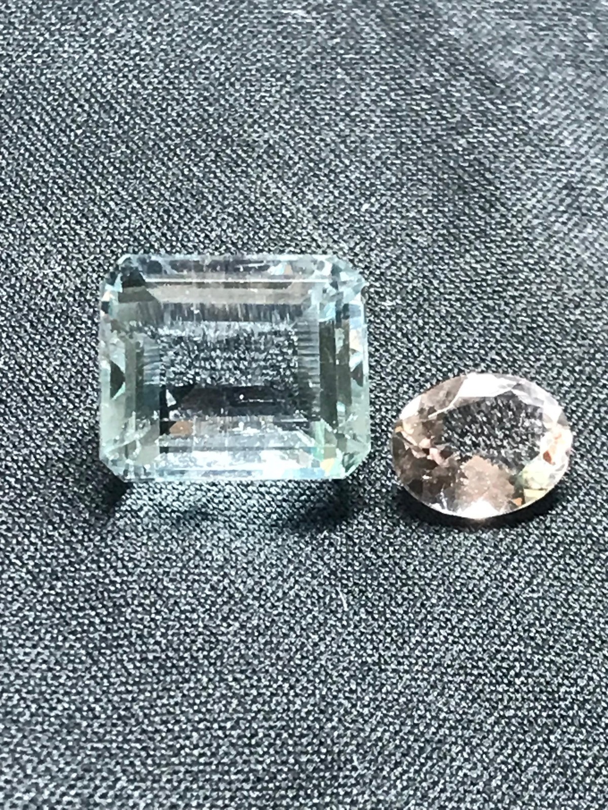 Aquamarine 9 cts, Earth Mined, no treatment at all~Beautiful Step Emerald