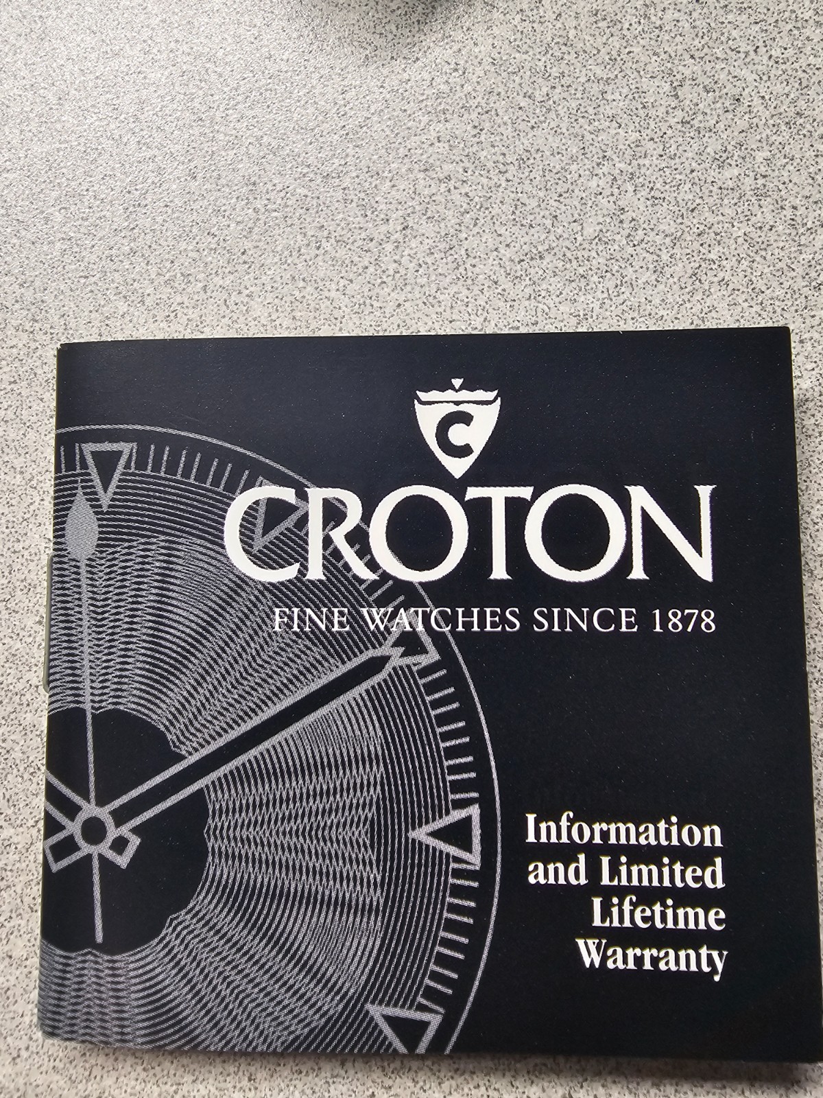 Croton Limited Edition 0051/1290 Tungsten Swiss Quartz Sapphire Crystal 5ATM Ann
