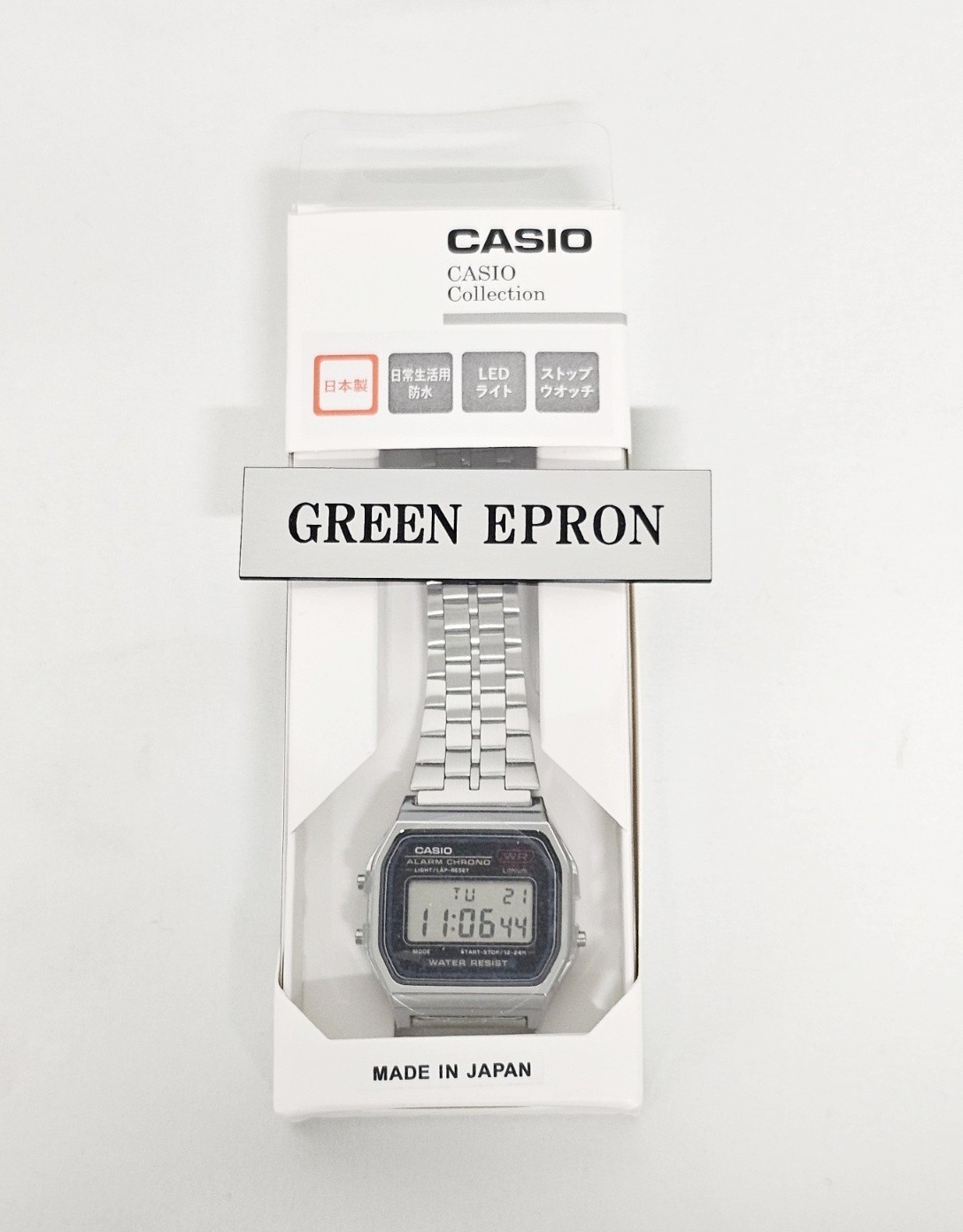 CASIO Collection A159WA-N1JH Classic Digital Watch Men’s Silver Quartz