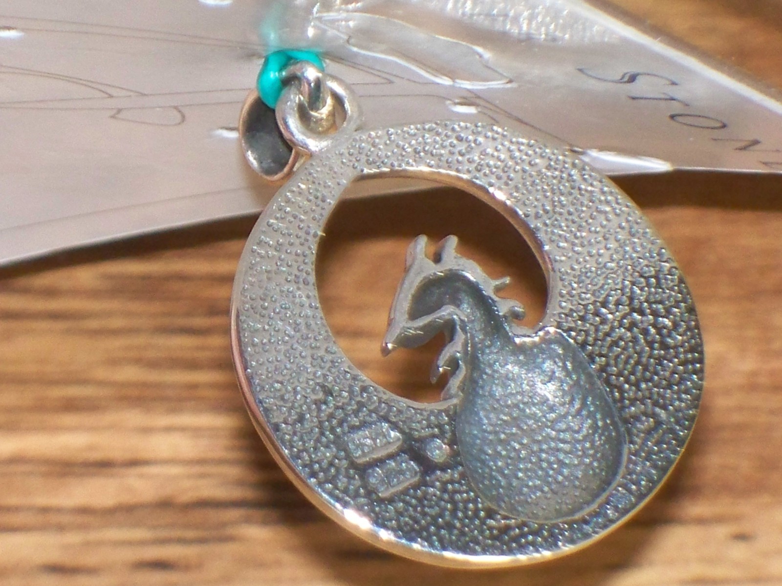 STERLING Silver PHOENIX Rising From The Ashes PENDANT by Peter Stone Pagan