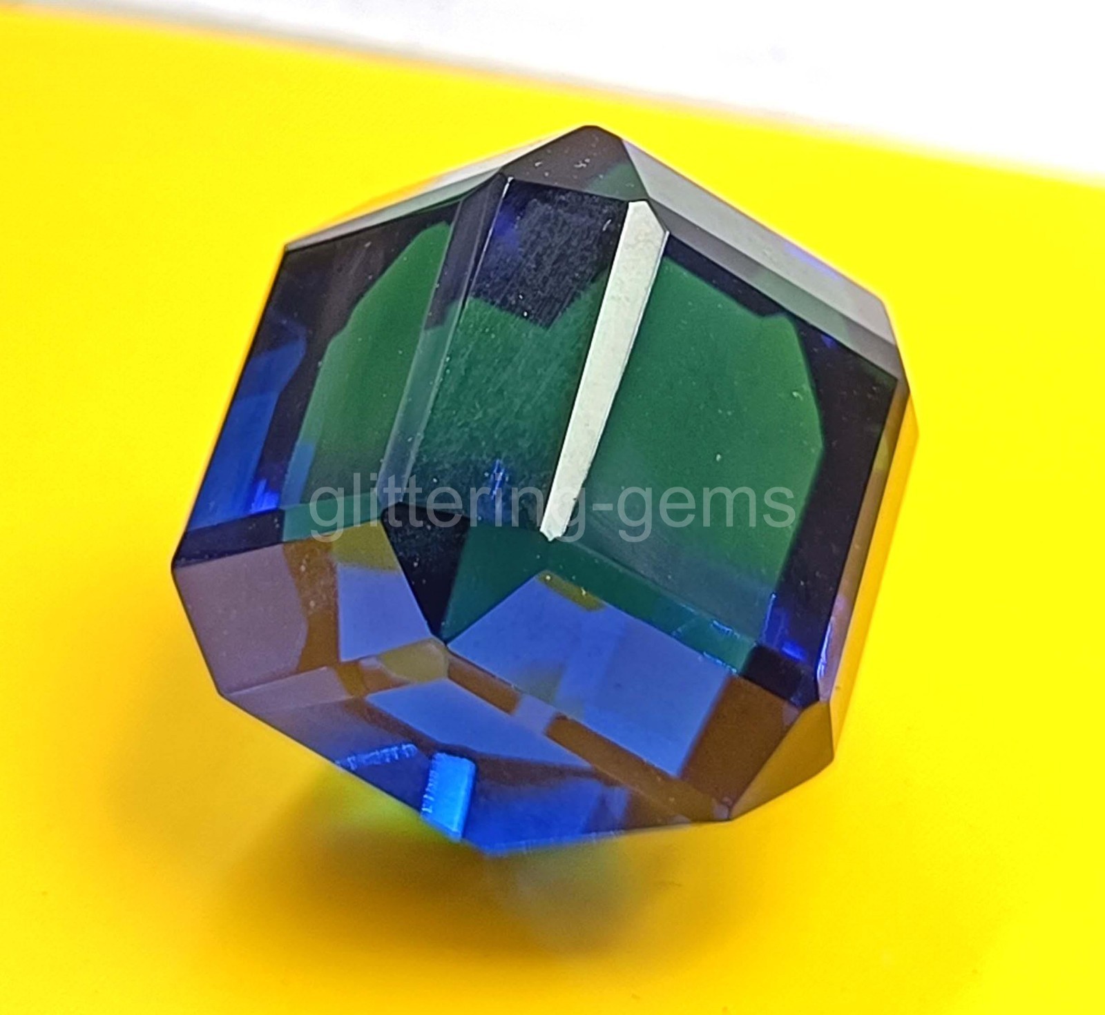 Natural 65.95 Ct Sri Lanka Blue Sapphire Cube Cut | IGL Certified Loose Gem 5JOR