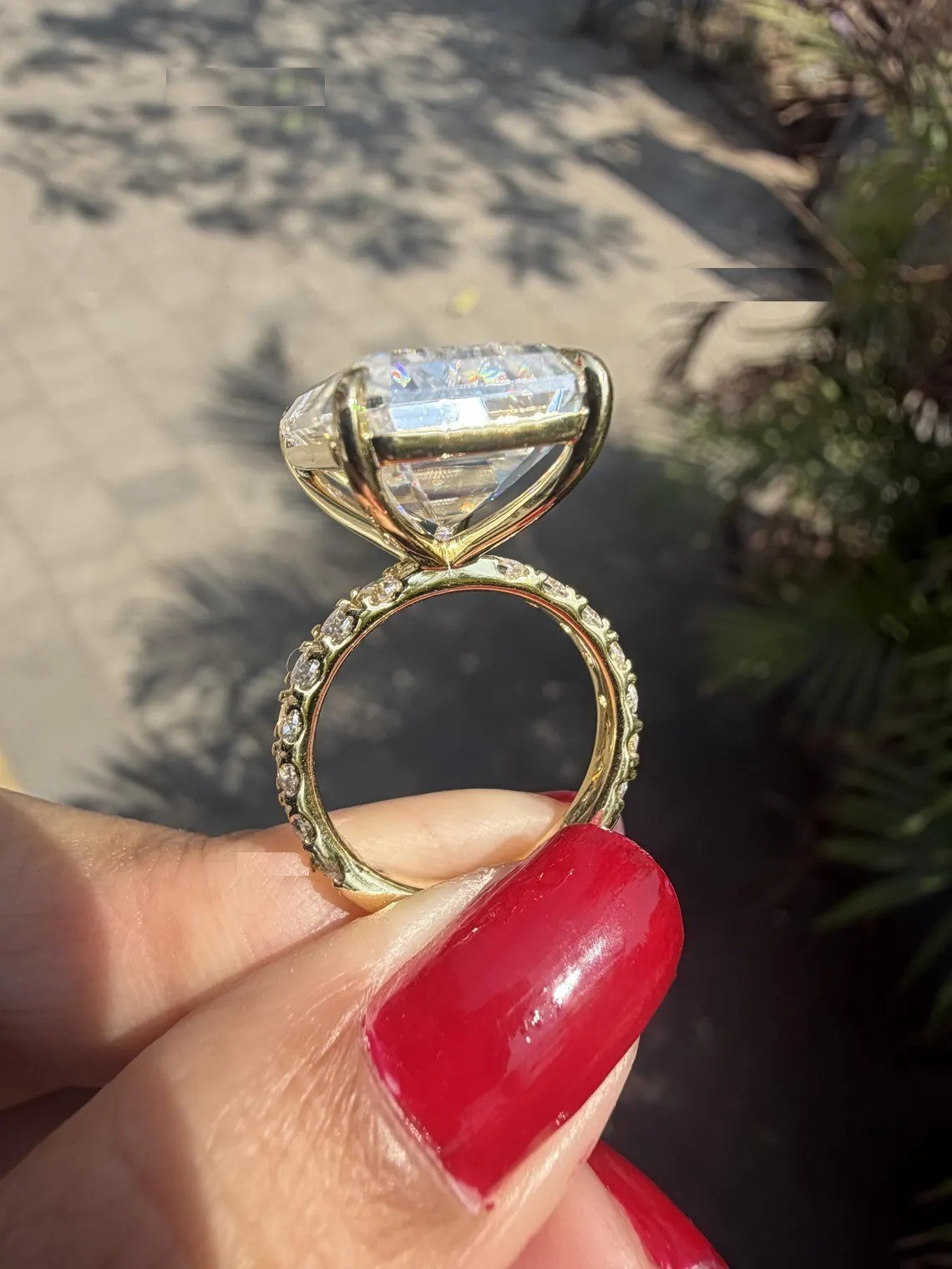 HUGE & RARE 68 Ct Certified Treated Off White Diamond Solitaire Ring, 925 Silver