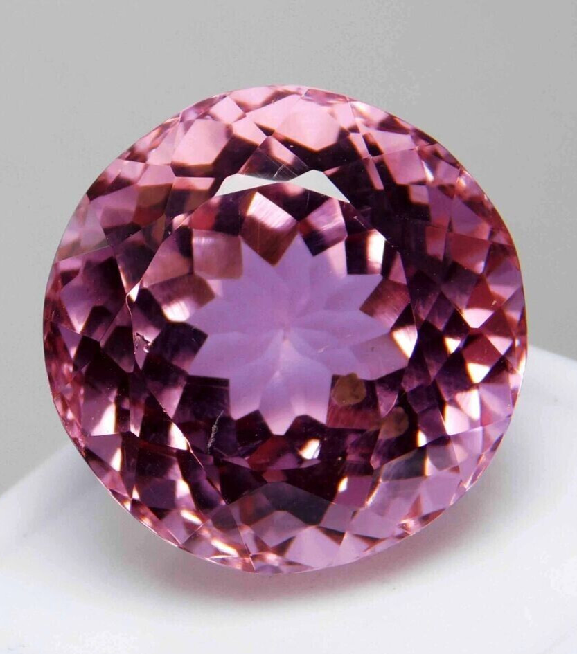 AAA+ Large Pink Kunzite 94.00 CT Round Cut Loose Gemstone Gift for Women/Her