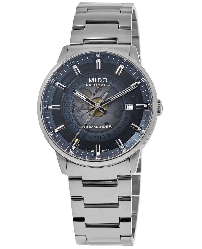 New Mido Commander Gradient Blue Dial Steel Men’s Watch M021.407.11.411.01