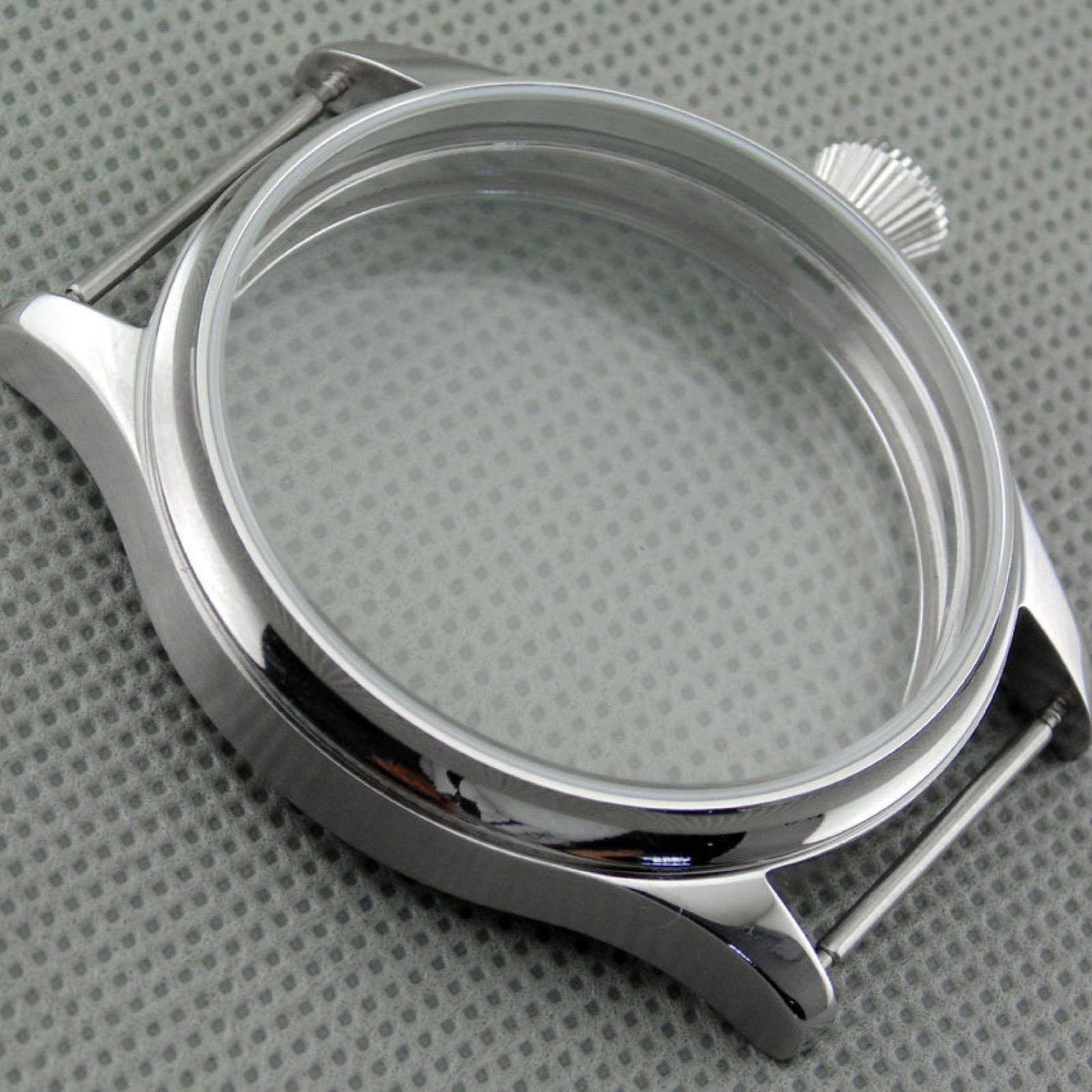 Original 44mm Stainless Steel Watch Case For Seagull ST3600/ST3621 ETA 6497/6498